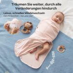 Momcozy Pucksack Baby 0-3 Monate Bambus 2er Pack – Geborgenheit & einfaches Wickeln – Bild 4