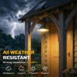 AGOTD Solar-Hängeleuchte mit Fernbedienung – 70 LEDs, 5M Kabel, dimmbar, IP65 – Bild 5