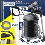 MASKO Industriestaubsauger 2300W – Nass-Trockensauger mit HEPA & Push&Clean System – Bild 2
