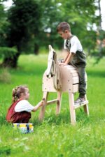 small foot Hobby Horse Pflegeset mit Tasche – Realistische Pferdeflege für Kinder – Bild 2
