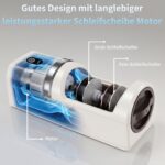 Kiseely Elektrischer Messerschärfer 5-in-1 mit Diamantschleifmittel – wiederaufladbar – Bild 6