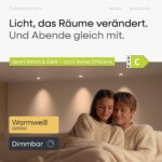 Scandinavian home Lysea 6er Set LED Einbaustrahler 230V Dimmbar – Warmweiss 3000K für Badezimmer – Bild 2