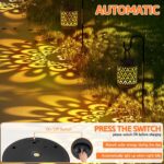 Solar Ersatzdeckel 10,5 cm mit 1200mAh & IP44 – Warmweiss Solarleuchte für Garten – Bild 5