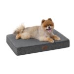 BEDSURE Orthopädisches Hundekissen 61x41cm – Memory Foam Hundebett für kleine Hunde