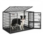 Feandrea Haustierkäfig XL 107x70x75 cm – Transportbox für grosse Tiere bis 42 kg