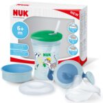 NUK 3-in-1 Trinklernset – Trainer Cup, Magic Cup 360° & Action Cup | 230 ml