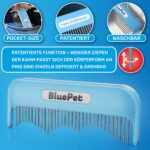 BluePet Zauberkamm – Patentierter Hundekamm & Katzenkamm für Langhaarfelle – Bild 5