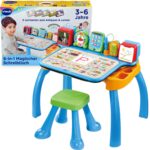 VTech 6-in-1 Magischer Schreibtisch – Interaktive Lernstation mit Tablet & Musikstation ab 3 Jahren