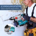 ENEACRO SDS-Plus Abbruchhammer 1500W mit 7 Joule – Profi-Bohrhammer 32 mm für Beton – Bild 6