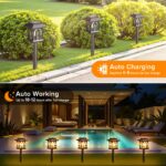 TuyLuxe 8er Set Solarleuchten Garten – Warmweiss 3000K LED für Außen, Hof & Balkon – Bild 3