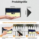 vighep 318 LED Solarleuchte mit Bewegungsmelder – IP65 Wandleuchte für Aussenbereich – Bild 6
