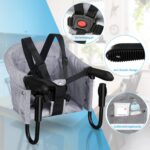 Herrselsam Faltbarer Tischsitz für Babys – Portable Sitzerhöhung für Tische 2-8.5cm – Bild 5