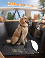 Lamicall Hundedecke Auto Rückbank – Wasserdichte Autoschondecke mit 195kg Tragkraft für Haustiere – Bild 4
