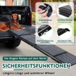 Snagle Paw Hunderampe 180cm – Faltbare Hundetreppe für Auto, SUV & LKW – Bild 4