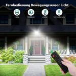Viugreum 2er-Set 150W LED Aussenstrahler mit Bewegungsmelder – 15000 lm Flutlicht IP67 – Bild 3