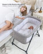 UBRAVOO Bravo Basic Reisebett mit Matratze – Faltbares Babybett mit Schaukelfunktion & Rädern – Bild 2
