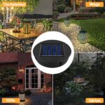 HELESIN Solarleuchten Ersatzteile 4er Set – 8cm Solarmodul mit IP65 Wasserschutz – Bild 7