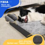 KSIIA Orthopädisches Hundebett XL 104x68cm – Waschbarer Schaum für grosse Hunde – Bild 3