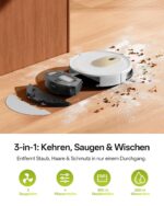 Vexilar W8 Saugroboter mit Wischfunktion – 5000Pa Saugkraft & 130 Min Laufzeit – Bild 3