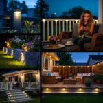 GIGALUMI 16er Set Solarleuchten für Aussen – Warmweiss Treppenlicht für Zaun & Terrasse – Bild 5