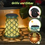 JOYCREATOR Solarlaternen 2er Set – IP65 Wasserdicht für Garten, Balkon & Terrasse – Bild 7