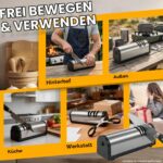 Flechazo Elektrischer Messerschärfer mit USB-C – Tragbar für Grobe & Feine Klingen – Bild 5