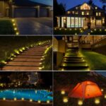 mizikuu Solar Bodenleuchten 8er Set – IP65 Gartenleuchten mit 8 LEDs für Außen – Bild 4