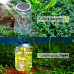 6er Pack Solar Einmachglas mit 30 LED – Wetterfeste Solarleuchten für Garten & Balkon – Bild 2
