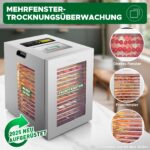 Kwasyo Dörrautomat Edelstahl 15 Etagen – Professionelles Dörrgerät mit Dual-Lüfter & Timer – Bild 5