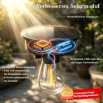 Freekite Handgeflochtene Solar-Laterne – Wetterfeste Gartendeko mit automatischer Dämmerungserkennung – Bild 3
