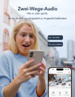 GNCC 2K 360° Überwachungskamera Indoor – WLAN Kamera mit Nachtsicht & Zwei-Wege-Audio – Bild 5