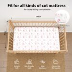 FIEMOL Baby Spannbettlaken 70x140 cm – 3er-Pack Mikrofaser für Kinderbetten – Bild 4
