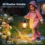 GEARLITE Solarlampen 2er-Set mit LED – IP65 Wasserdicht, 800mAh, Warmweiss für Garten & Balkon – Bild 2