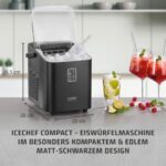 Caso IceChef Compact Eiswürfelmaschine – 12 kg/24h mit Selbstreinigung – Bild 2