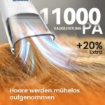 oneisall Hundeschermaschine mit Staubsauger – 12000 Pa Saugkraft für Hund & Katze – Bild 4