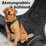 Funfox Anti-Zug Hundegeschirr Grösse L – No-Pull Brustgeschirr mit Reflektoren für mittlere bis grosse Hunde – Bild 6