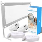 EVOLUCENT Bettgitter 200cm – Rausfallschutz ohne Verschrauben für Boxspringbett & Elternbett