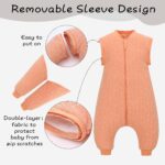 amo nenes Baby Schlafsack mit Füssen 2.5 TOG – Bio-Baumwolle für sicheren Schlaf – Bild 5