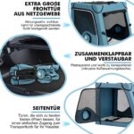 Snagle Paw Faltbare Hundebox für Auto – Rückbank Transportbox mit Metallrahmen für Mittel-/Grosshunde – Bild 3