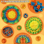 PetGens Schnüffelteppich 57x57 cm – Trainingsmatte für Hunde mit rutschfester Unterseite – Bild 6