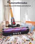 Fieety Akku Staubsauger 55kPa 650W – Kabellos mit 80 Min Laufzeit & Automatikmodus – Bild 6
