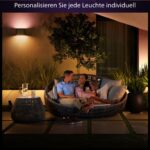 Philips Hue Dymera Wandleuchte – Intelligente LED Innen- & Aussenleuchte mit Farbsteuerung – Bild 4