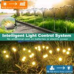 4er Set Glühwürmchen Solarleuchten – 10 LED Superhell mit Warmweiss & IP65 für Garten – Bild 2