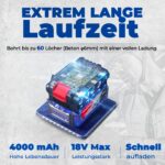 Dong Cheng 20V Akku-Bohrhammer mit SDS-plus – 2.1 J Schlagenergie für Beton & Holz – Bild 7