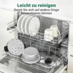 Macook Reiskocher 0,6L – Kompakter 2-in-1 Reiskocher & Dampfgarer für 3 Tassen – Bild 7