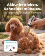 Oneisall Hundeschermaschine mit LCD-Anzeige – Kabellos, 4h Akku, Leise für Hunde & Katzen – Bild 6