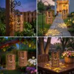 ZKLiLi Schmetterling Solar Laterne – Wasserdichte Garten Dekoration mit warmem Licht – Bild 6