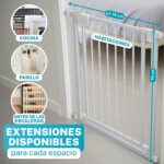 Almar Baby Sicherheitsgitter 67-74 cm – Schraubenlose Montage für Türen & Treppen – Bild 2