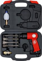 BGS Druckluft-Meißelhammer 3213 – 8-teiliger Werkzeugsatz für präzise Meißelarbeiten – Bild 6