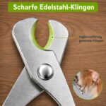 Kaninchenwiese Krallenschere mit LED-Licht – Edelstahl Nagelschere für Kaninchen & Meerschweinchen – Bild 8